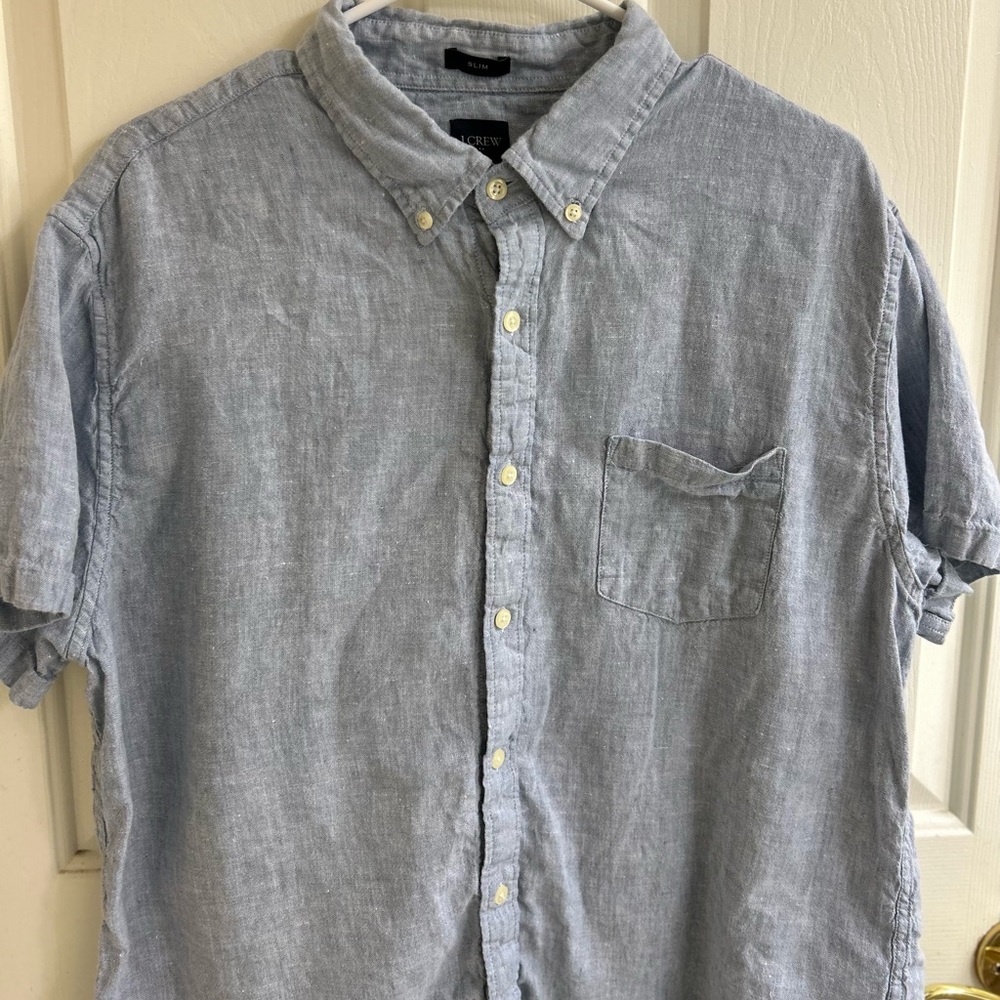 JCrew Casual Button Down Shirt XL Slim